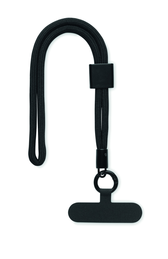 Логотрейд pекламные cувениры картинка: RPET phone wrist cord